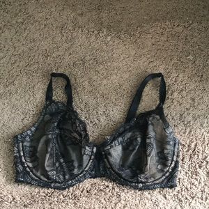 Calvin Klein black/nude bra
